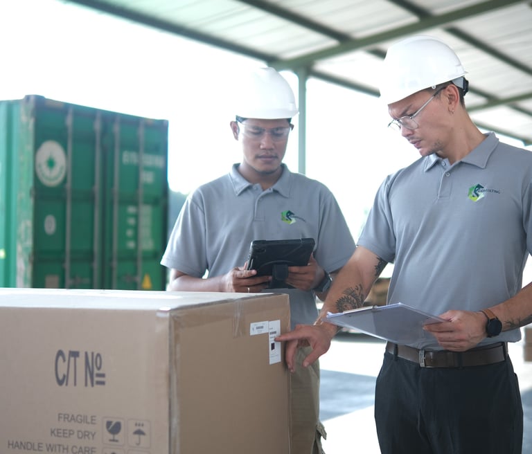 Furniture quality control inspection in Indonesia before shipment