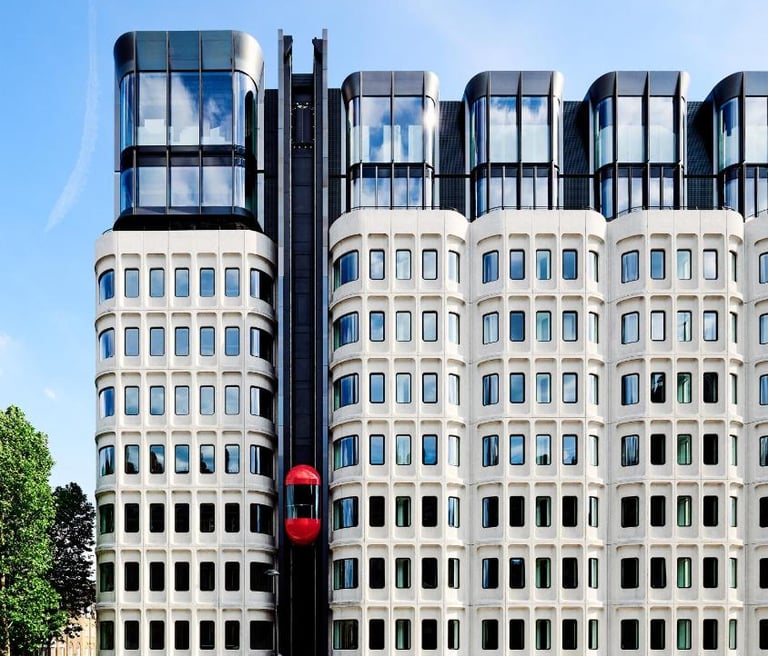 view of the standard hotel in london