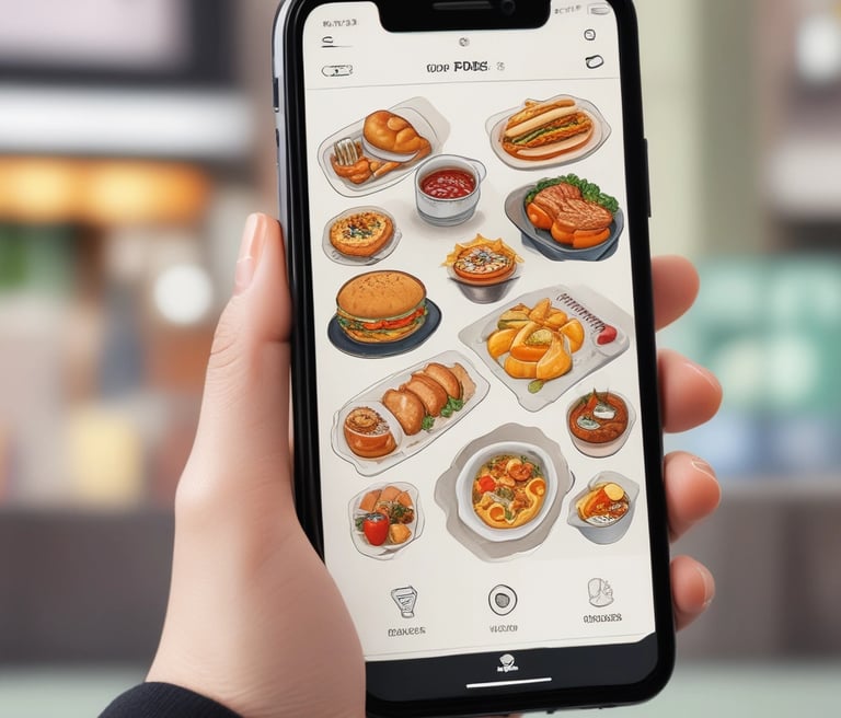 A smartphone is placed on a wooden surface displaying the Instacart logo on its screen. The logo consists of the word 'instacart' in green, accompanied by a carrot icon to the left.
