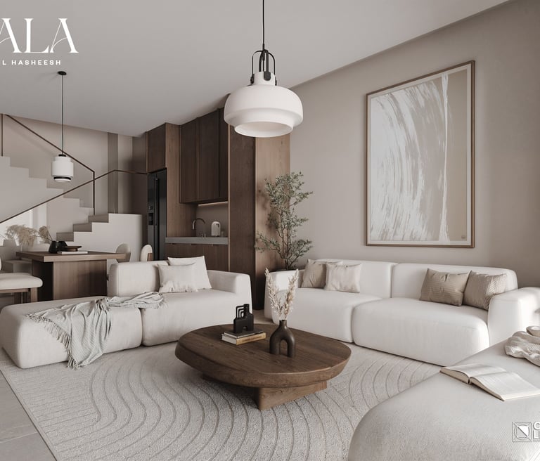 a living room with a couch and a coffee table at cala sahl hasheesh