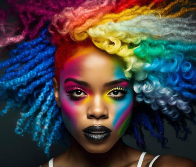 Bankeaz | Colorful Woman who reflect "Fairness for all"