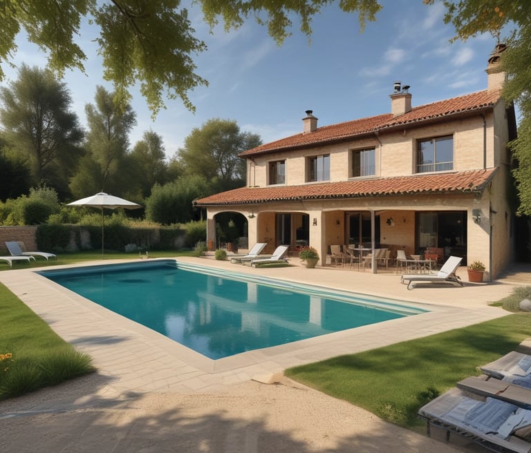 A worn-out facade of a building with a variety of mismatched windows and materials. The surfaces show signs of rust and weathering, with some windows featuring metal grilles and others partially boarded up. A 'for sale' sign with contact information is visible on one of the sections.
