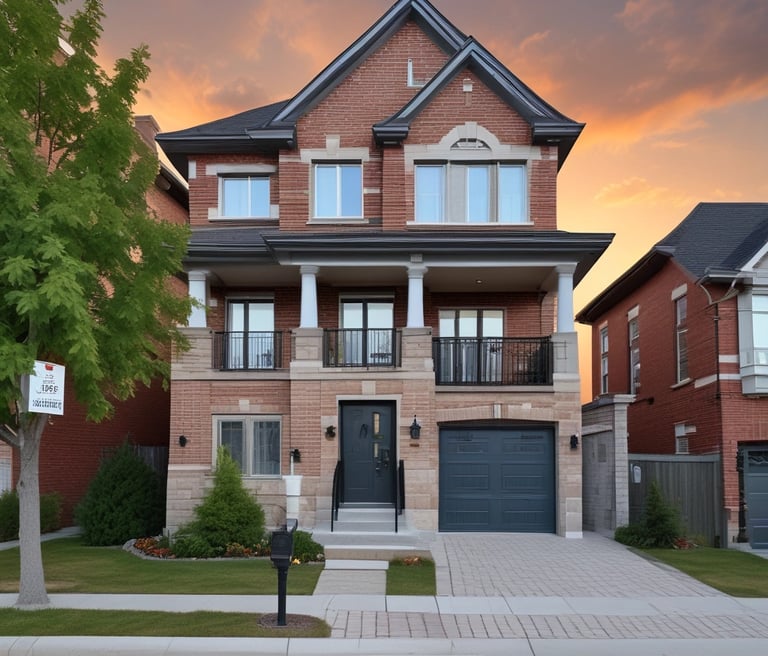 A welcoming real estate office with a friendly agent ready to assist clients.