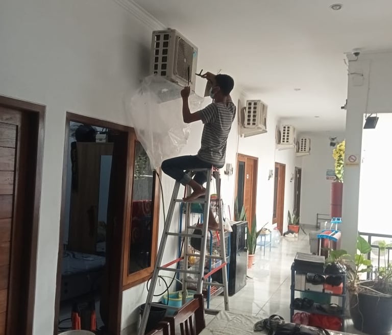 jasa service AC profesional yang berlokasi di Sukaraja