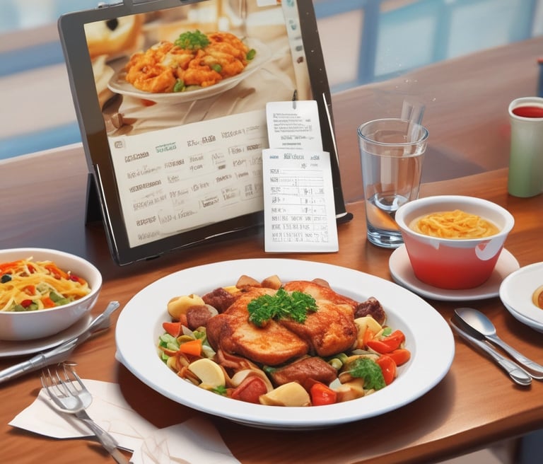 A friendly team of software developers collaborating in a bright, modern office space with laptops and sketches.