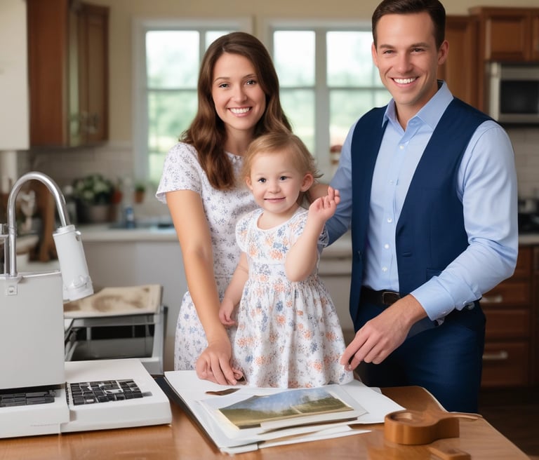 A clean, abstract navy and gold shield icon symbolizing protection and trust.