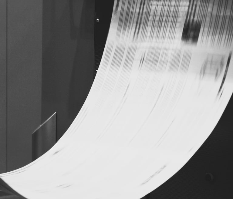 Maquinaria de plastificación industrial