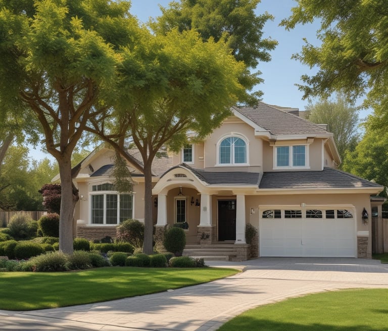 A family team working on a home renovation project.