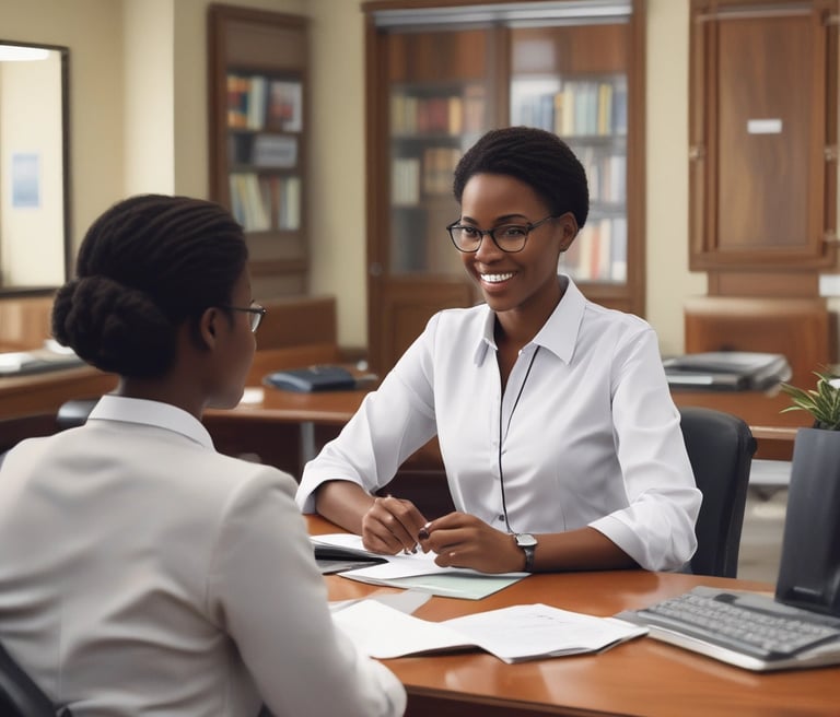 A professional team meeting at Nova Global Innovations Limited.