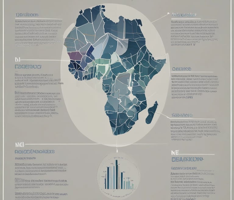 Photo of a diverse team of professionals collaborating in an office setting in N’Djamena.