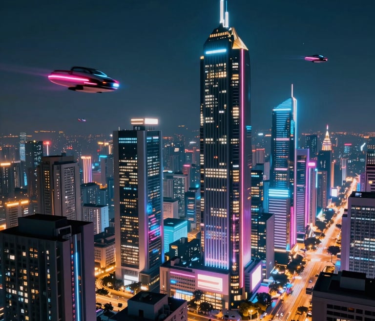 A sleek, modern workspace with a laptop, coffee cup, and vibrant plants reflecting creativity and focus.