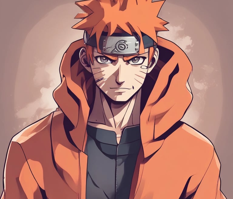 A focused fighter in mid-strike, captured in sharp black and white with a splash of vibrant color highlighting their gloves, evoking anime energy.