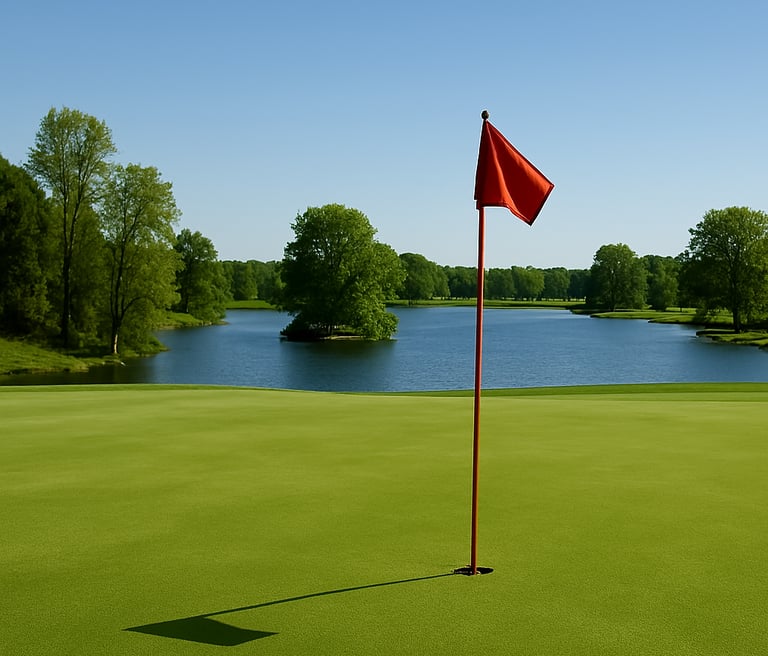 Image of a golf hole, as Dr Andrew provides TPI Golf Physical Therapy and Performance Training