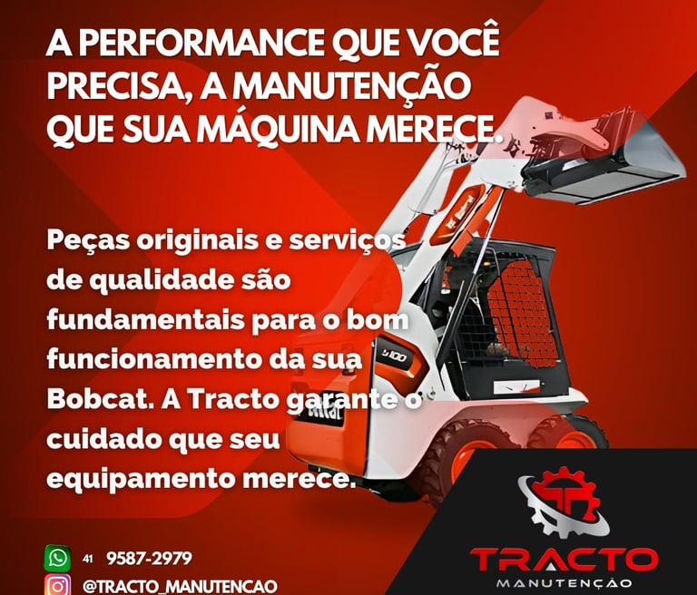 Peças e Serviços para Bobcat nas regiões de Curitiba e Londrina, com equipe especializada em Bobcat