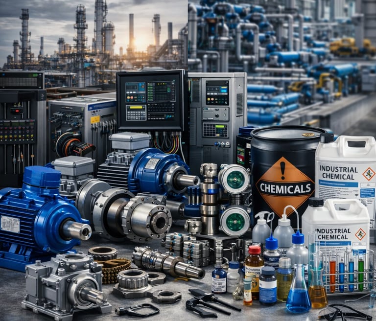 Fourniture équipements industriels en Algérie