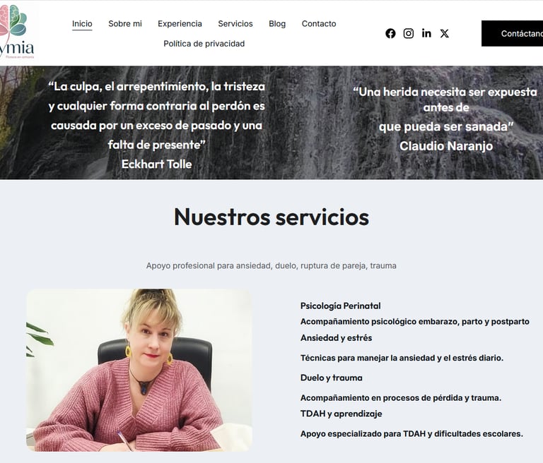 psymia website screenshot