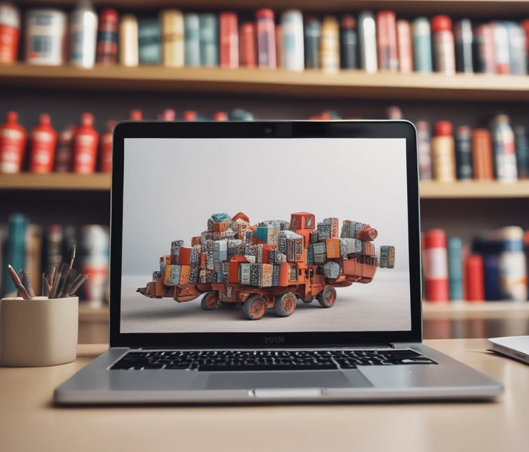 Cozy, inviting photo of the rilexe store team curating products with warm lighting and a golden logo backdrop.