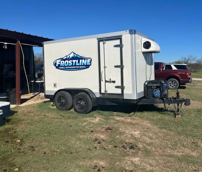 Refrigerated trailer rental Los Angeles for events, catering, and restaurants