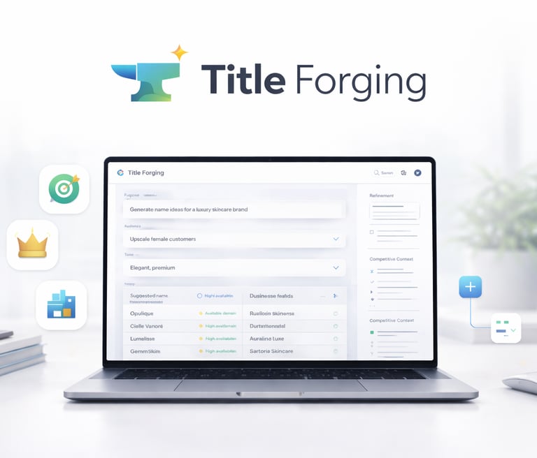 title forging product image