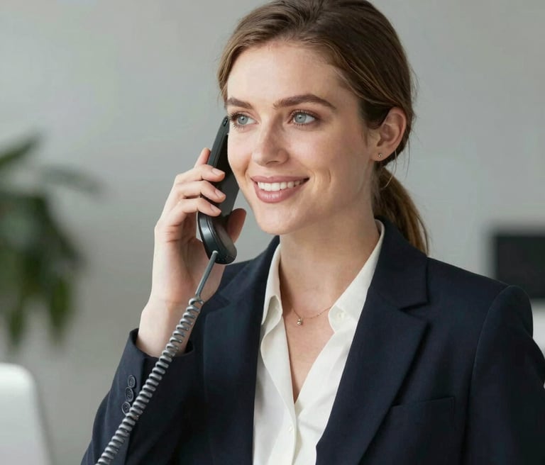 A dedicated Eastern Stone team member assisting a client over the phone during a late-night AOG situation.