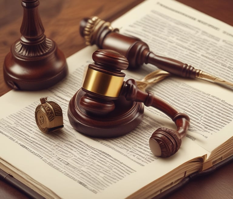 Photo of the Merkava Legal team standing confidently in front of their office, with the navy blue shield logo visible.