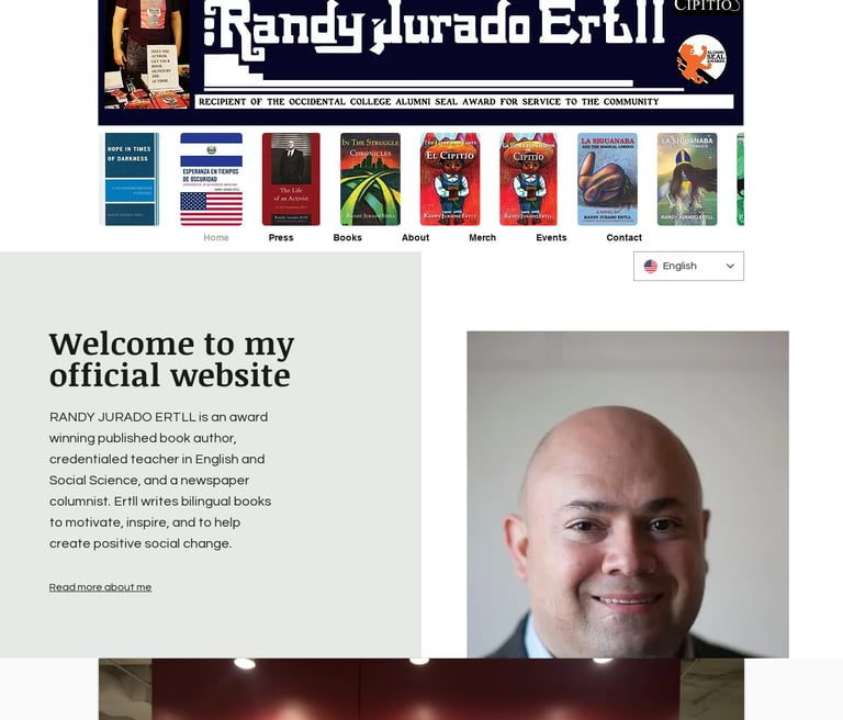 Website design example 