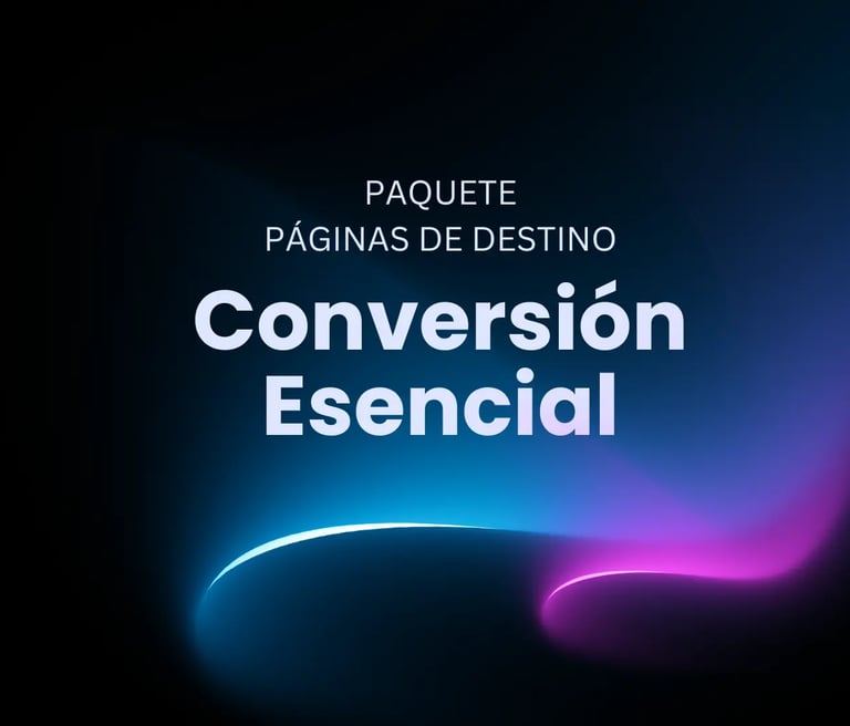 WebPro247 - Creación de Páginas de Destino Paquete Conversión Esencial