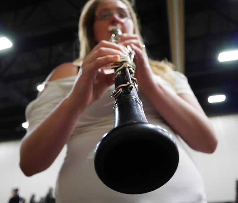 Katie & her clarinet