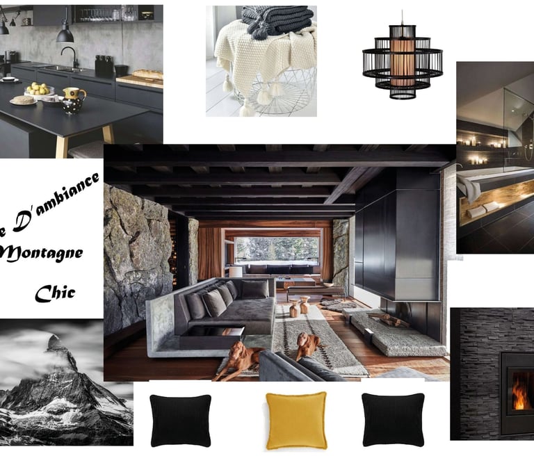 FaynZa Planche d'ambiance chic Architecte d'intérieur