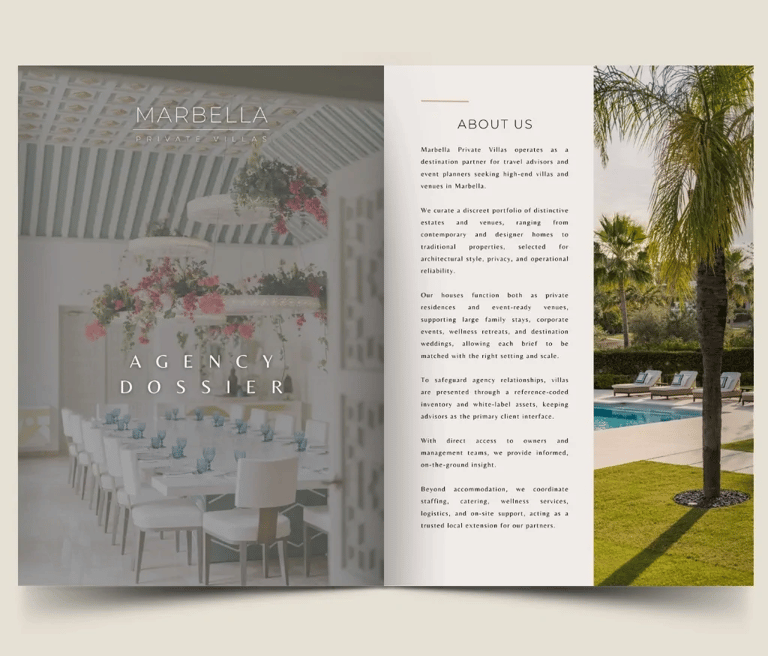 Luxury villa dossier 