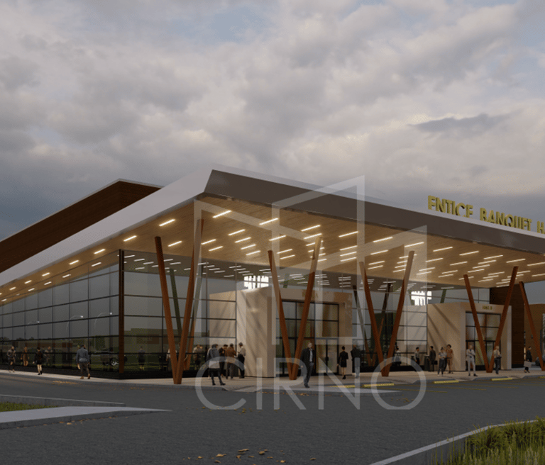 Design of Banquet Hall in Balzac, Alberta