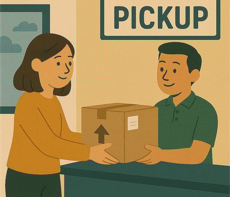 Retrait de colis en relais