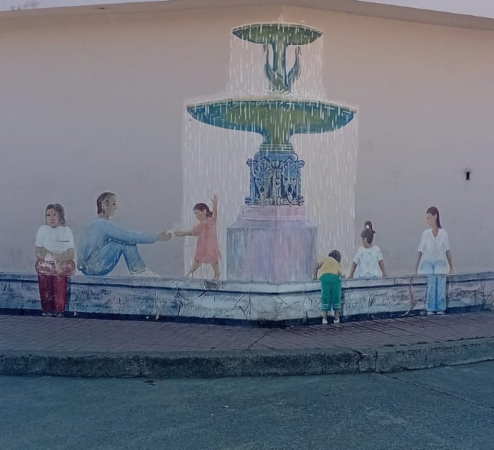 Mural "La fuente" - La Boohemia.2018