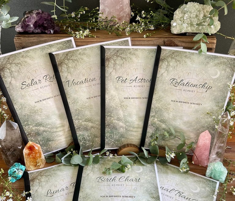 personalised astrology reports Australia birth chart relationship and transit reports
