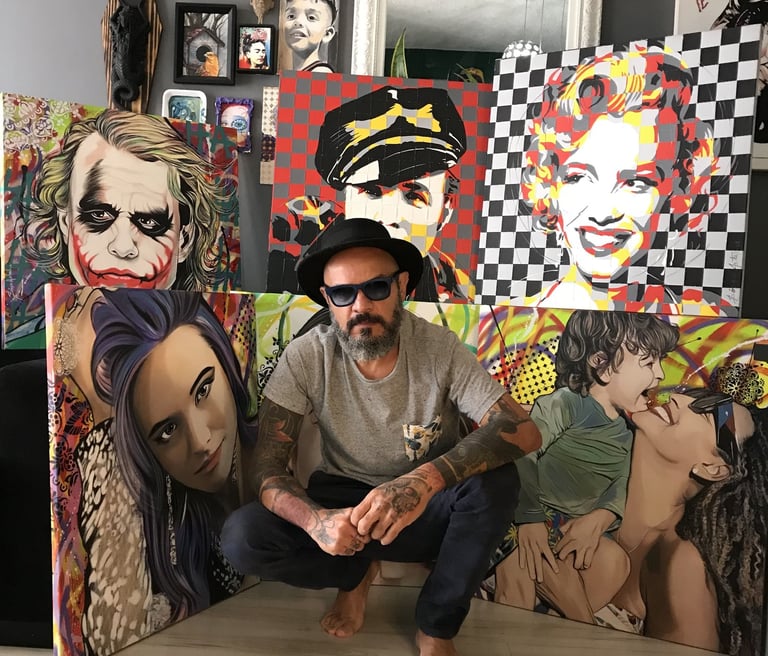 Ateliê, Pintura, Quadro Personalizado, Sergio Astral, Pop-Art