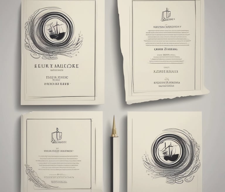 A traditional red brick building with a gabled roof and white-framed windows. The front entrance features an arched doorway and is flanked by well-maintained shrubs. A sign in the foreground reads 'Morris & Dean, Trial Lawyers & Counselors,' displaying the phone number and a digital clock showing 6:31.