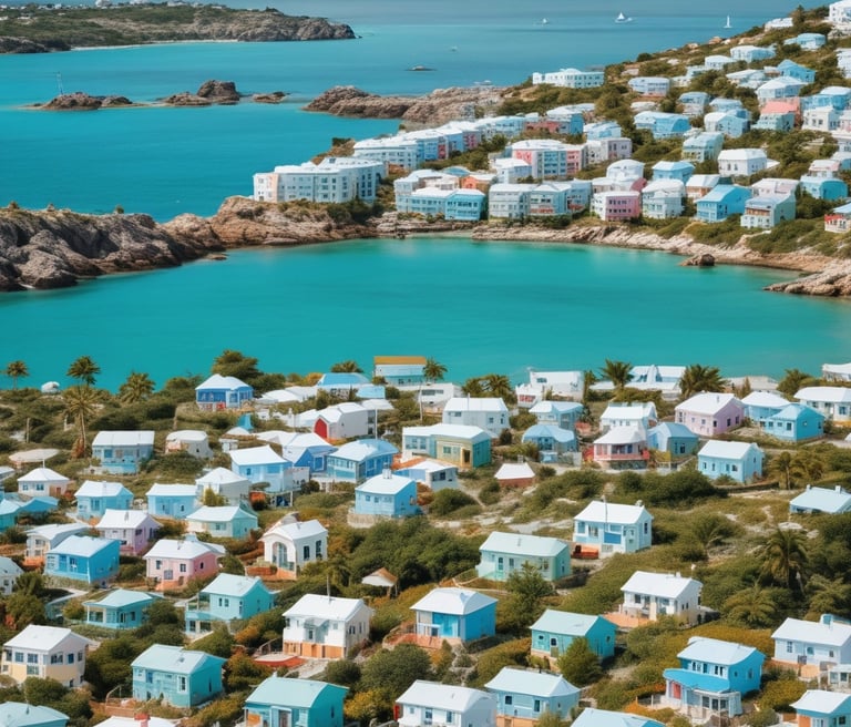 A scenic view of Bermuda showcasing its vibrant community and lush landscapes.