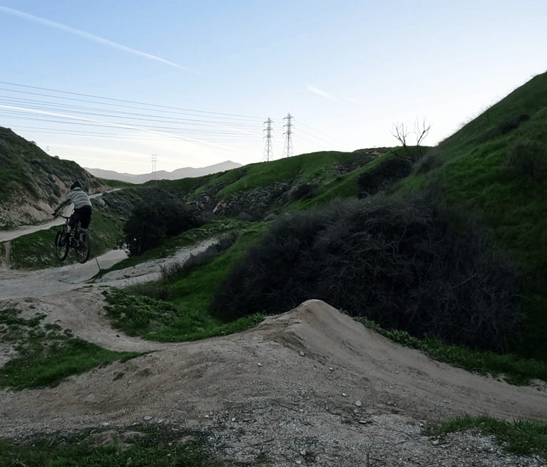 Four corners jump section at Hulda Crooks park