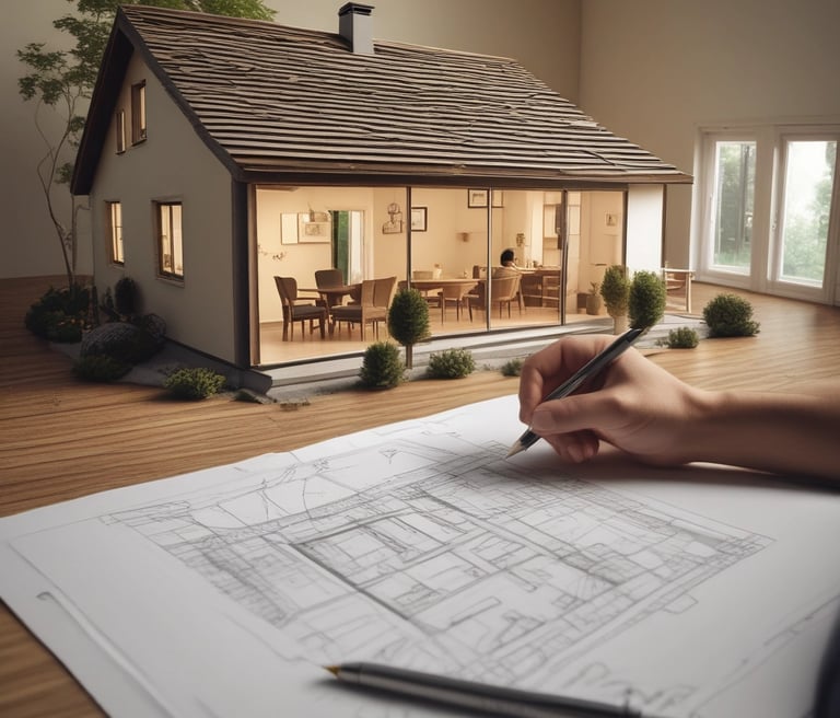 A cozy, well-designed living room with natural light and modern furniture.