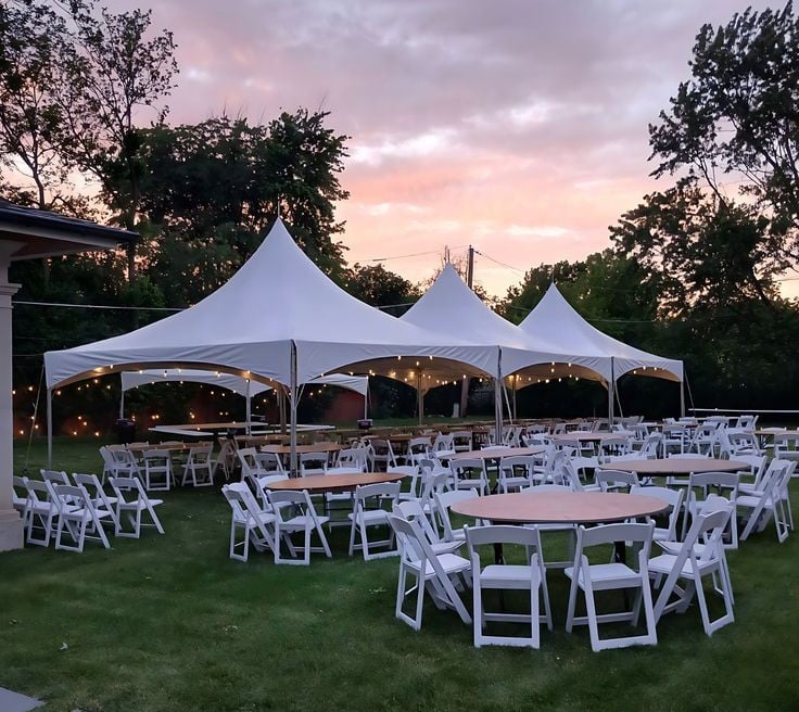 Event tents, chairs, tables, el paso diamond events