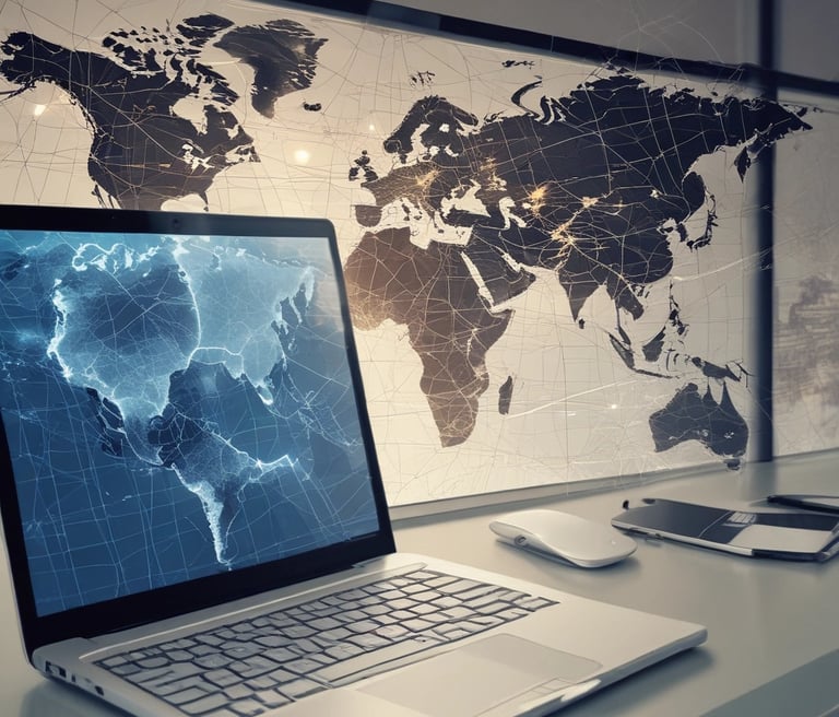 red and blue cargo containers