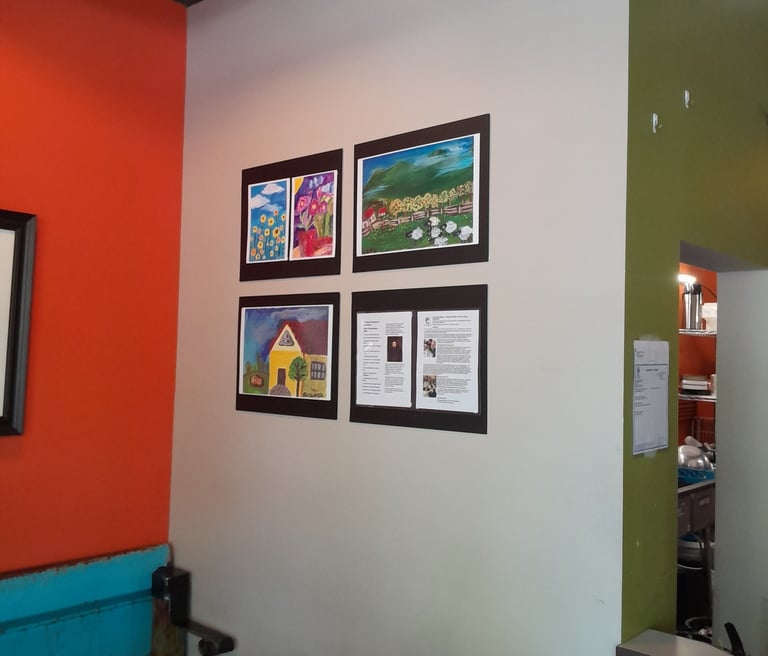 Seattle exhibition showing Ukrainian children's paintings