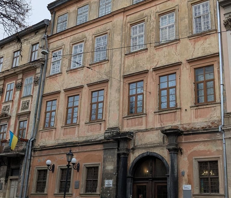Entrance to the library