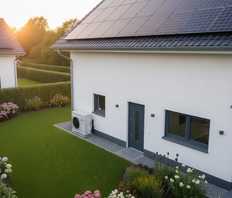 Einbau Wrmepumpe und PV Anlage in Fuerth