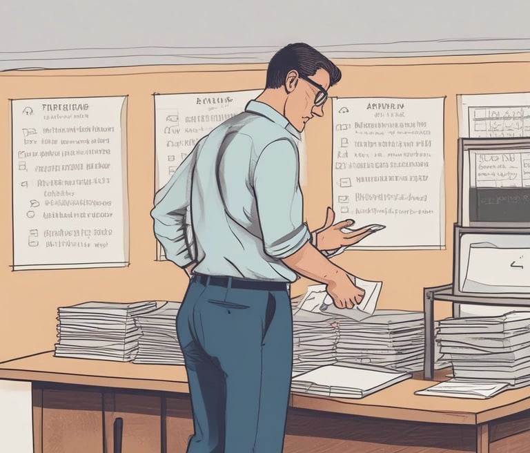 A sophisticated timeline blending education and career milestones with digital marketing icons.