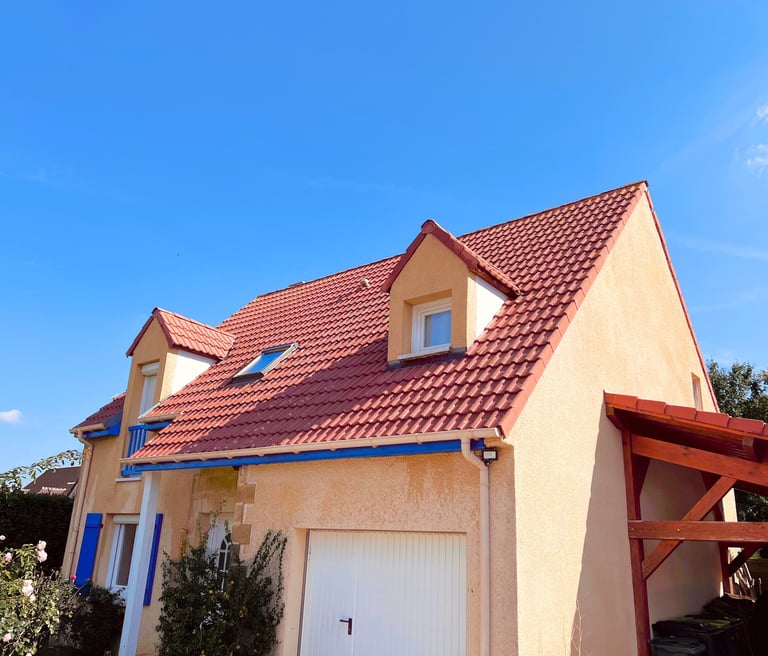 nettoyage toiture façade drone