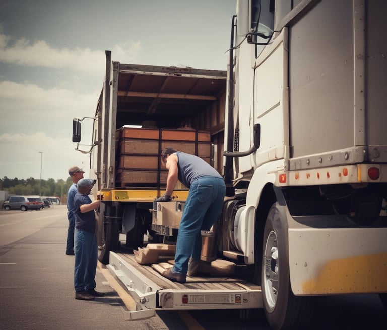 A fleet of trucks ready for infrastructure hauling services.