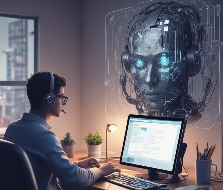 A vibrant cyberpunk cityscape at night glowing with neon lights and mysterious shadows.