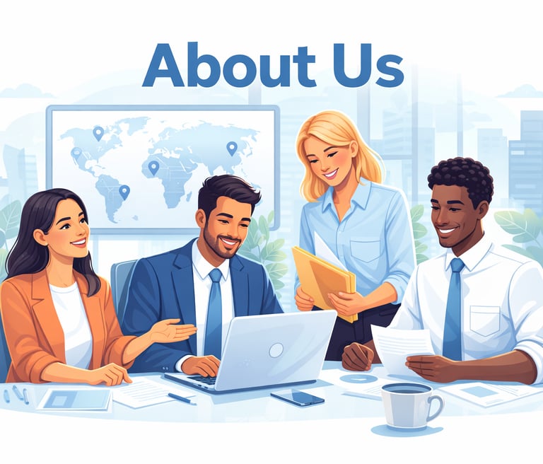 Team of professionals at Jobvior.com working together, representing dedication, expertise, and commi