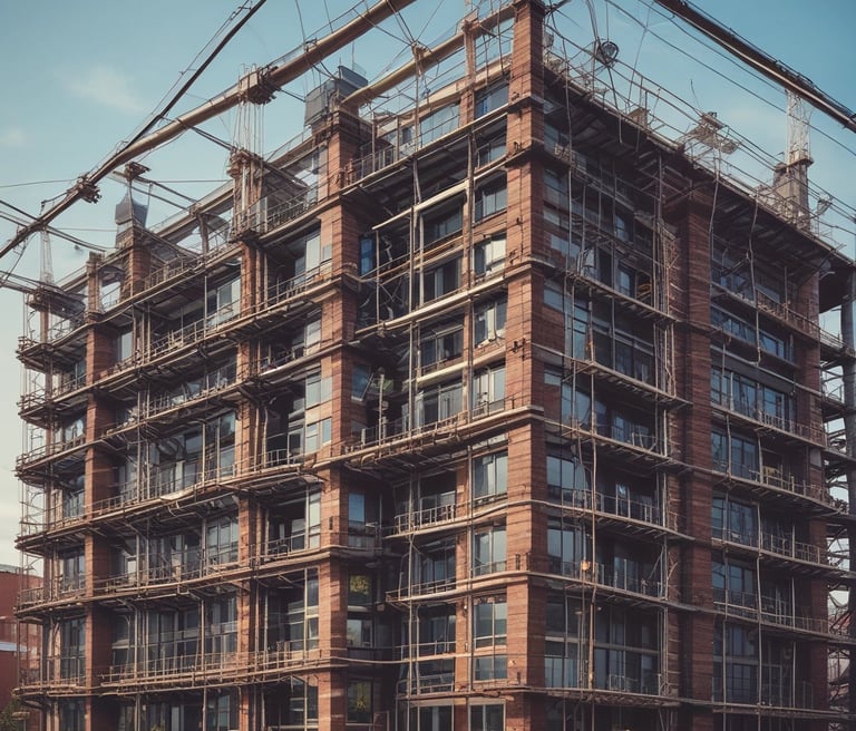 A friendly web designer collaborating with a small business owner in a cozy office space.